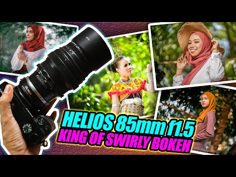 HELIOS 44-2 85MM F1.5 KING OF SWIRLY BOKEH WITH SAMPLE #HELIOS85MM #ZENIT #SWIRLYBOKEH #LIMBANG