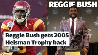 Reggie Bush GETS BACK His Heisman Trophy After It Was STRIPPED After NCAA Rule Changes