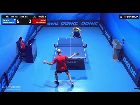 13:15 Dmytro Alieksieienko - Serhii Skachenko 02.09.2023 TT Euro.Cup  Ukraine Master. TABLE 3