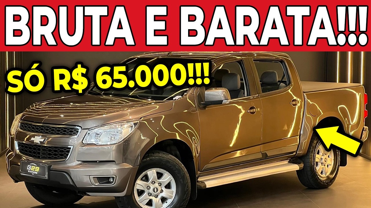 🔥💰 A FIPE DESABOU! ESTAS 5 PICAPES MÉDIAS ESTÃO SUMINDO DAS LOJAS!