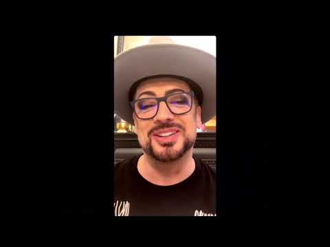 Boy George - Shaking The Gossip Tree (IG Live 10/12/2020)