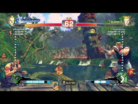 SSF4 AE: pikagoma (Abel) vs hioseijurou (Guile) - Ranked Match (720p HD)
