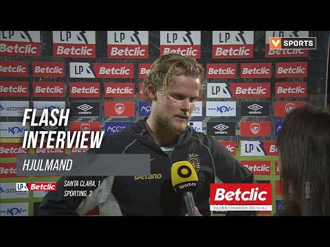 I Liga (#11) | Santa Clara 1-2 Sporting: Flash Interview Hjulmand