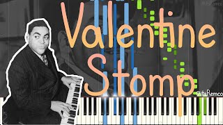 Thomas &quot;Fats&quot; Waller - Valentine Stomp 1929 (Classic Jazz / Stride Piano Synthesia)