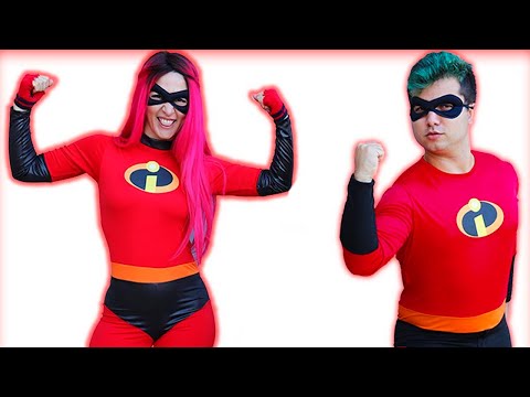 MALOUCOS EM UMA HISTÓRIA ENGRAÇADA DOS SUPER HERÓI INCRÍVEIS !