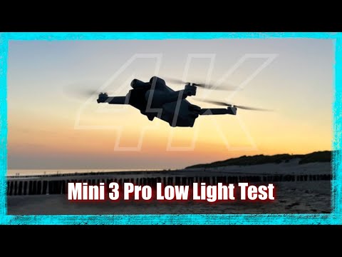 So macht sich die DJI Mini 3 Pro bei Sonnenuntergang | 4K Low Light Test | Deutsch