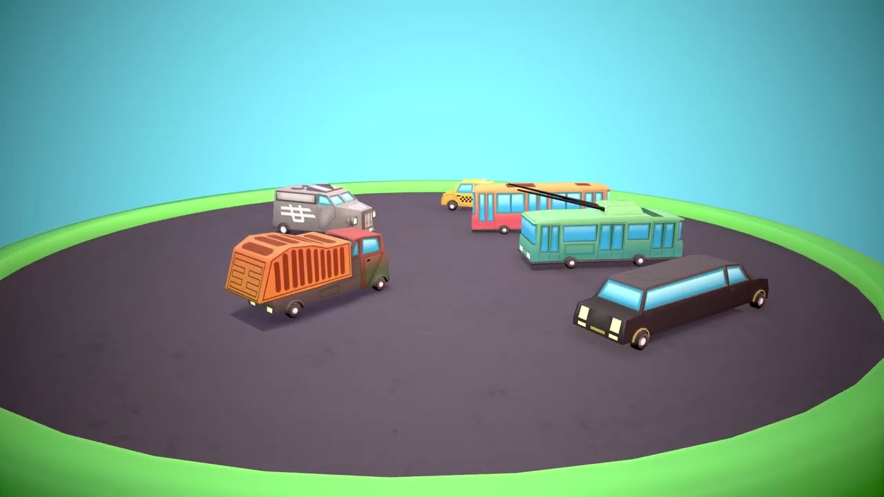 公共交通 3D 模型