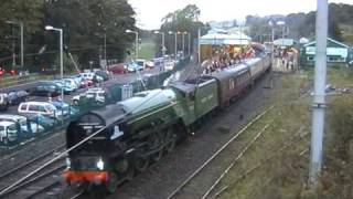 preview picture of video 'Steam Train - no 60163 Tornado - Saturday 10 October 2009 18:09 Return Journey'