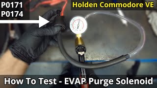 Simple Test To Check An EVAP Purge Solenoid (P0171 P0174)