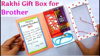 rakhi gift box | handmade gift for brother | rakhi gift ideas for brother | diy rakhi gift ideas 🔥🔥