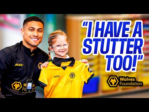 Joao Gomes' inspirational visit to children with speech and language differences!