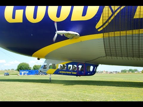 Climb aboard Goodyear's new Zeppelin airship! See how the cockpit works!