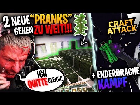 Diese beiden PRANKS an mir gingen ZU WEIT! + ENDERDRACHENKAMPF! Craft Attack 7!