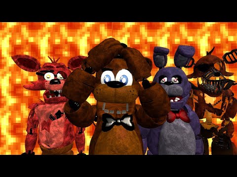 Gmod FNAF | Freddy and gang but The Floor is Lava!