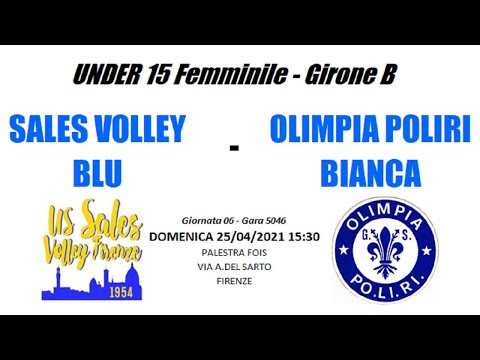 U15FB - G06 - SALES VOLLEY BLU vs OLIMPIA POLIRI BIANCA