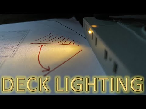 Radio Control Trumpeter 1:200 Titanic Build Part 59 - Deck Lighting
