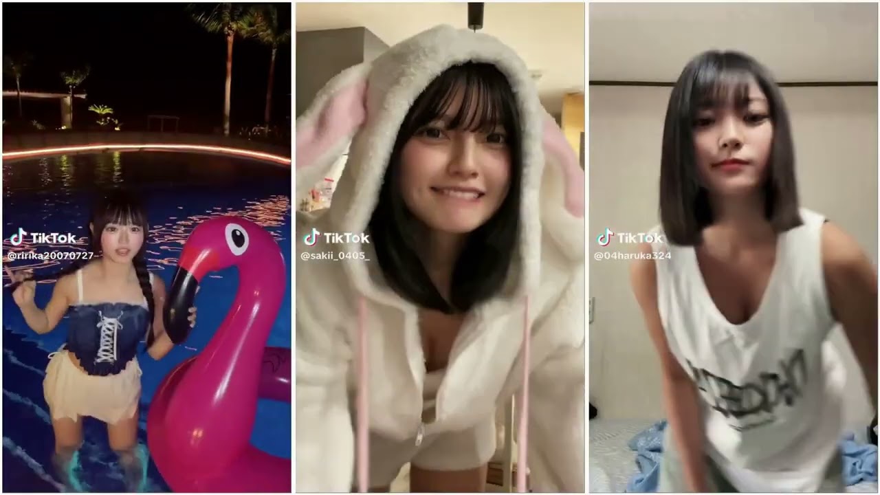 【3人同時再生】Tiktok new Trending dance!  Pika ピカチュウ