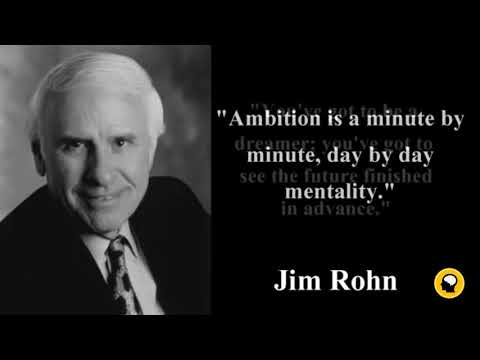 The most eyes opening speech on Ambition and desire - Jim Rohn