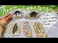 DIY: How to Press flowers and make UNIQUE Resin Coasters | #ArtWithLarsa