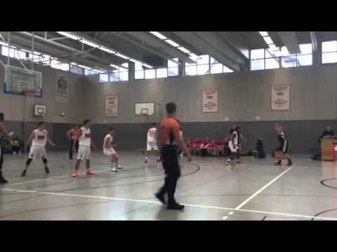 Luca' s first basket in JBBL