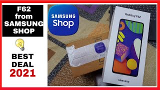 Purchase from Samsung Shop | Samsung Galaxy F62 | Unboxing | Trick Trainee