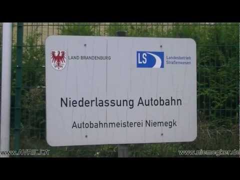 Autobahnmeisterei Niemegk BAB A9 Autobahn Abfahrt