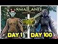 100 Days In Smalland: Survive The Wilds - Can I Defeat Every Boss (Early Access Re-Upload)