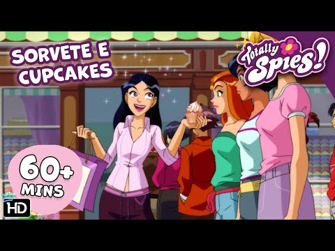 Chocolate, sorvete e cupcakes - Comida de espião! ✨ EPISÓDIO COMPLETO 🌸 Três Espiãs Demais