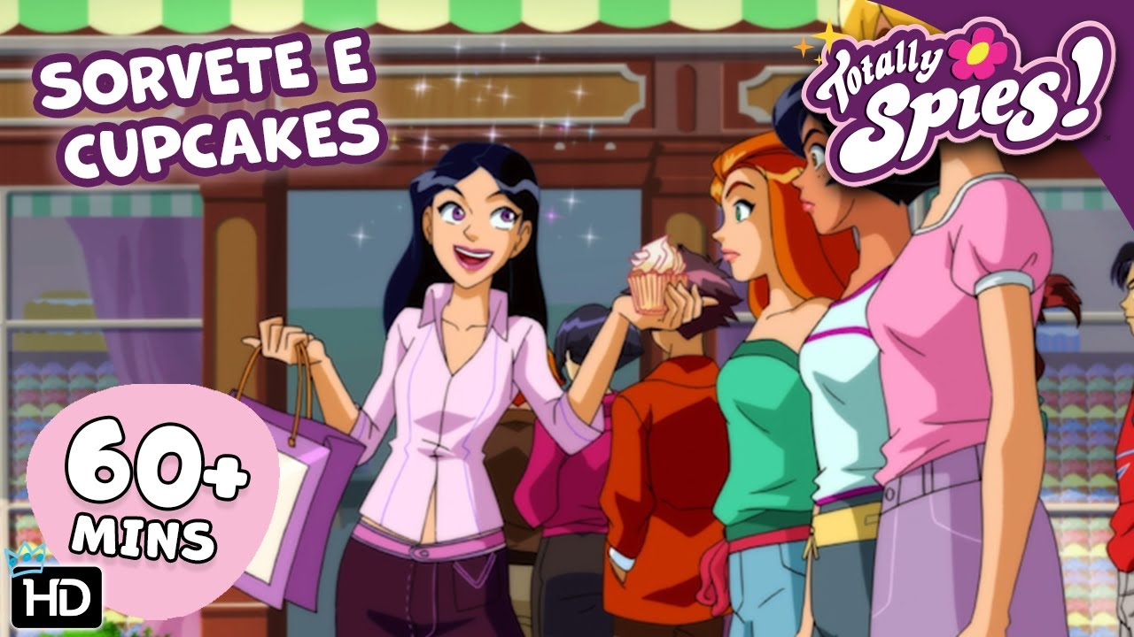 Chocolate, sorvete e cupcakes - Comida de espião! ✨ EPISÓDIO COMPLETO 🌸 Três Espiãs Demais