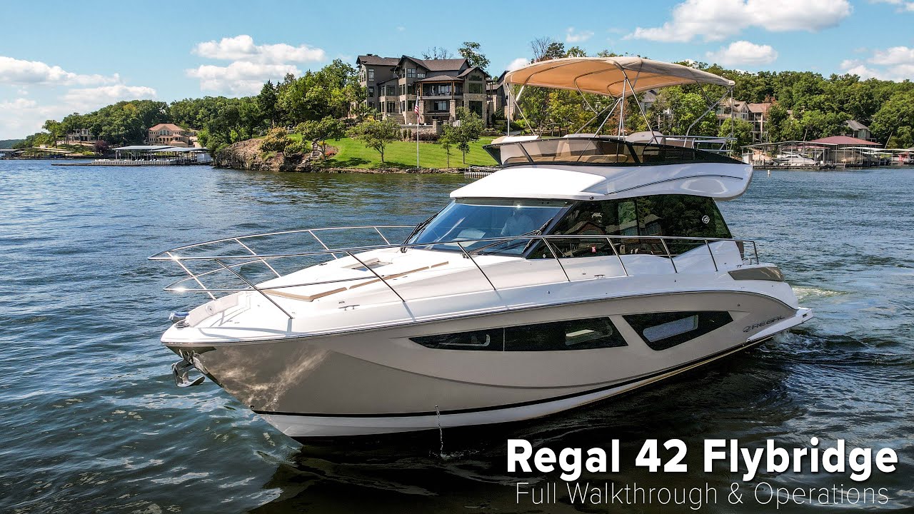 2018 Regal 42 Flybridge - Full Running Operations and Walkthrough