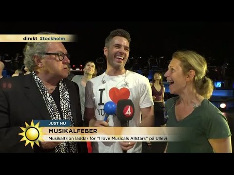 Här laddar stjärntrion för "I love Musicals Allstars" med musikalquiz - Nyhetsmorgon (TV4)