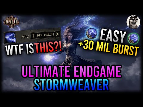 When ARC Does +1 Mil DPS... Stage 5 CoC Stormweaver | Best Endgame Sorc Guide | Path of Exile 2