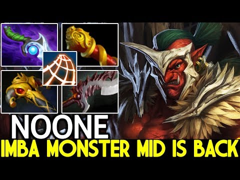 NOONE [Troll Warlord] Imba Monster Mid is Back Abyssal Blade is Good 7.23 Dota 2