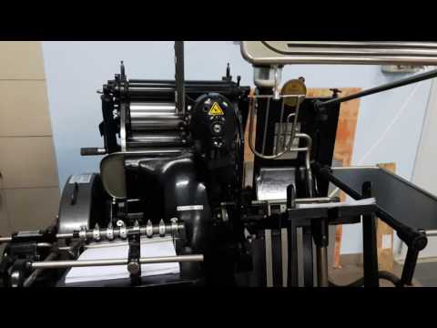 Oryginał Heidelberg Tiegel OHT