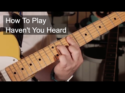 'Haven't You Heard' Patrice Rushen Guitar Lesson
