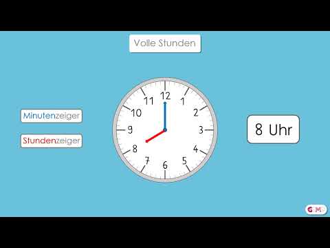 Learning to Tell the Time - Full Hours - Part 1 - Grade 1