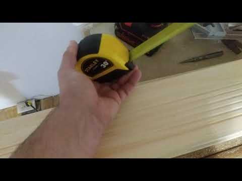 Laying pine flooring in the old 1900 farm house