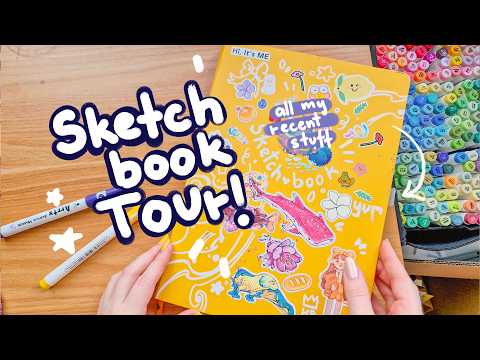 sketchbook tour (finally) 🎨🖌️