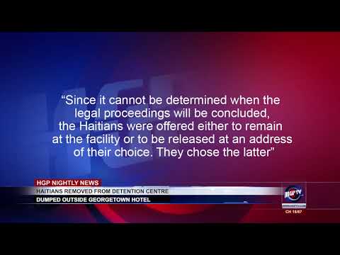 HAITIANS REMOVED FROM DETENTION CENTRE