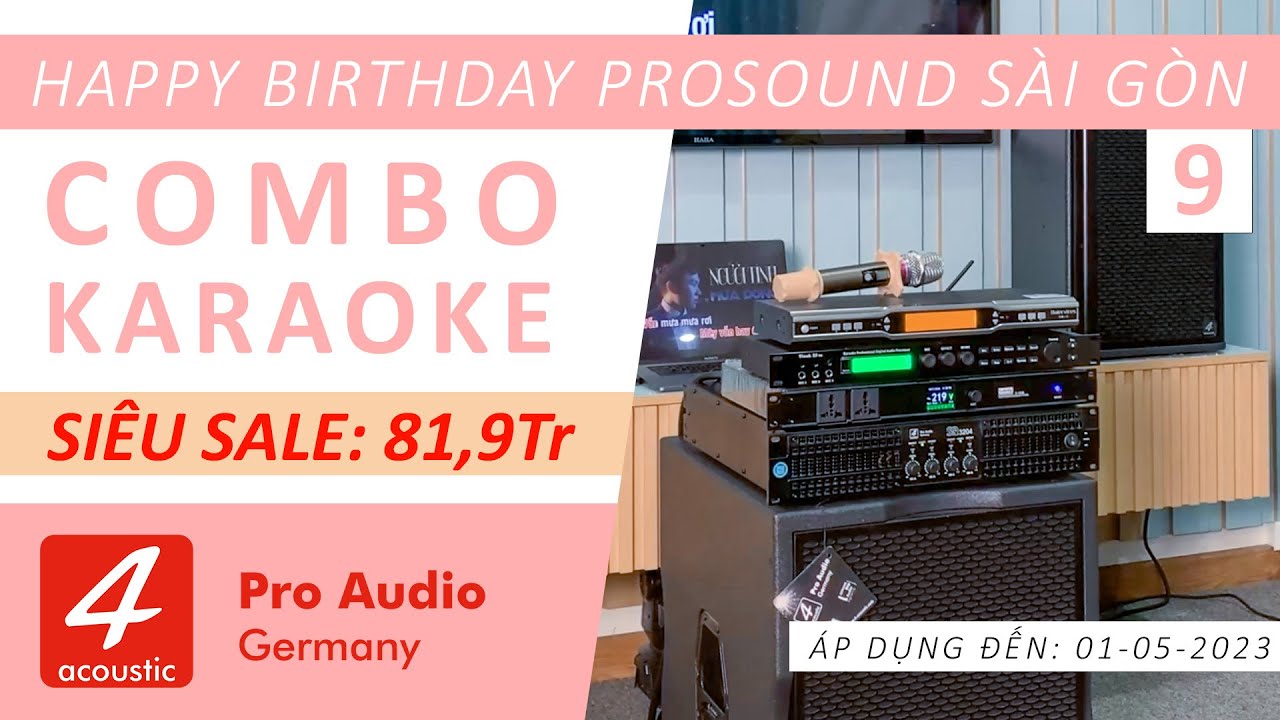 Dàn Loa Karaoke Gia Đình 4Acoustic 112Q | SIÊU SALE Sinh Nhật PRO Sound Sài Gòn