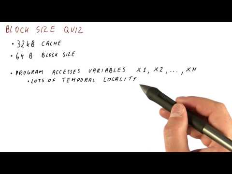 Block Size Quiz - Georgia Tech - HPCA: Part 3