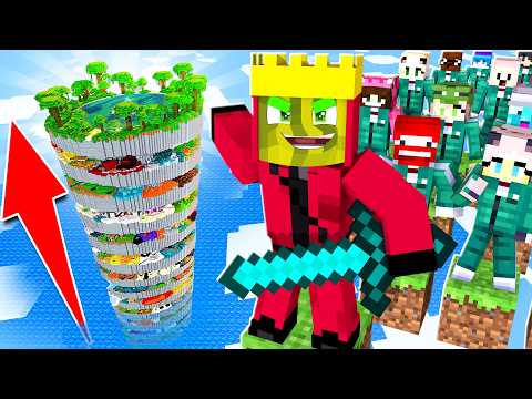 10 YOUTUBER XXL CHAOS TOWER EVENT... IN MINECRAFT... (FINALE)