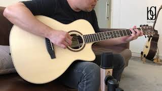 Video thumbnail for Lakewood Sungha Jung Signature | European Spruce . Indian Rosewood by Bernard Godfrey Guitars