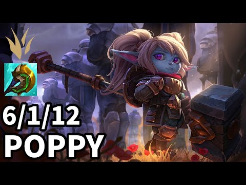 Poppy Jungle vs Kayn - Ranked Master - Patch KR 12.17