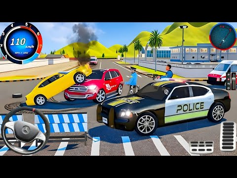 Police Car Chase Simulator 3D Game - Real Cop Cars Driving Simulator 2025 - Android GamePlay