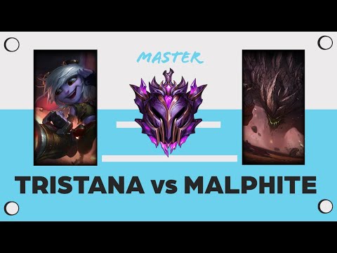 Master Tier Gameplay: Tristana & Thresh vs Malphite & Janna - Unusual Duo Lane Matchup 🎮