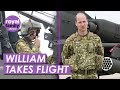Prince William Flies in Helicopter After Becoming Colonel-in-Chief of the Army Air Corps