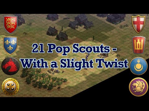 A Simple, Yet Adaptable 21 Pop Scouts Build Order!