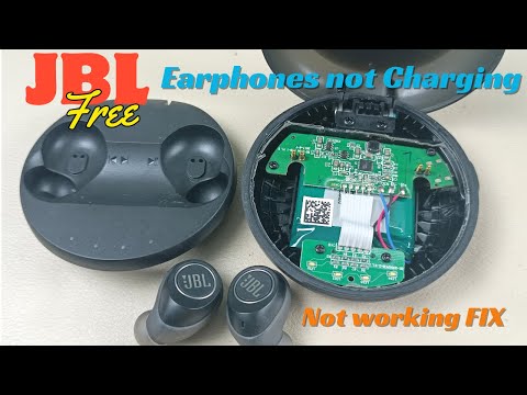 JBL Earbuds Charging Problem Repair | How to Fix | JBL FREE not charging Fix | How to fix earphones