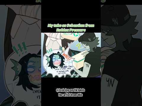 Sebastian Care About You Kiddo | Roblox Pressure Comic Dub #voiceover #robloxpressure #robloxshorts